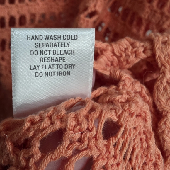 Dress Barn Coral Open-Knit Sweater - Picture 6 of 7
